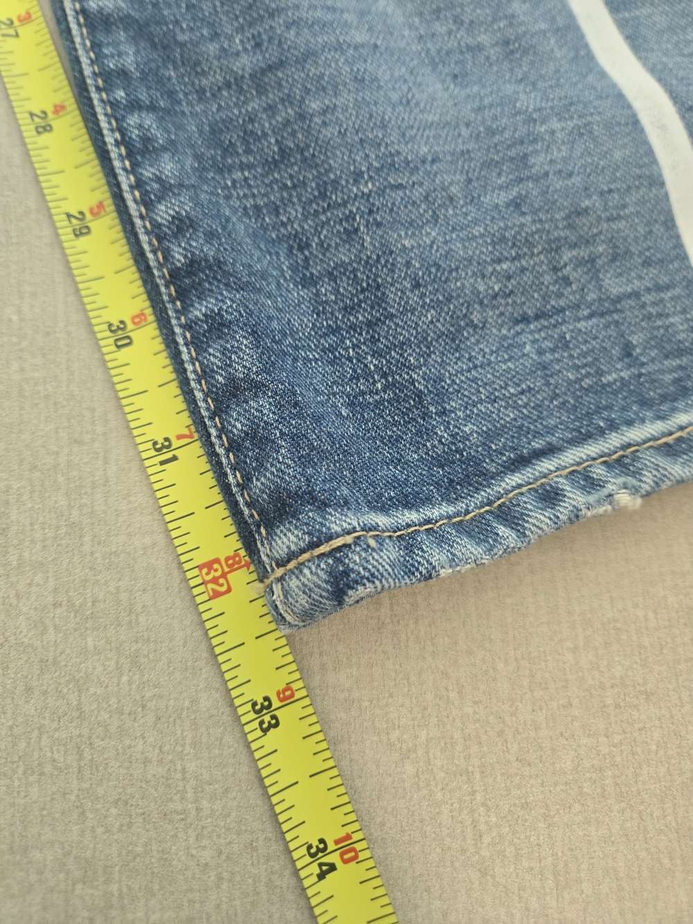 7 For All Mankind Easy Boot Jeans Womens 27 Blue Bootcut Floral Distressed - Picture 13 of 13